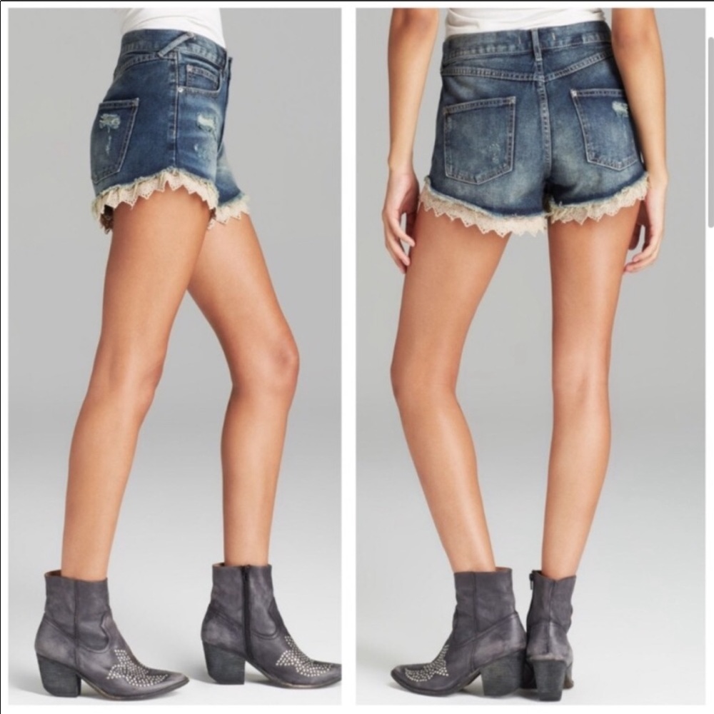 Free People Denim Shorts size 30